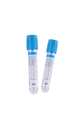 FSC Blue Cap 2-5ml Sodium Citrate Blood Collection Tube أنابيب بلاستيكية Vacuum