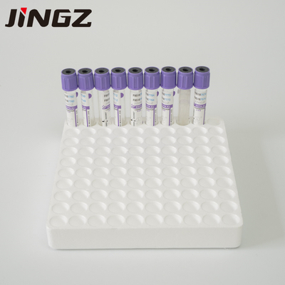 PET K3 EDTA Blood Collection Tube 3ml 13 * 75mm مع رش الإدمان