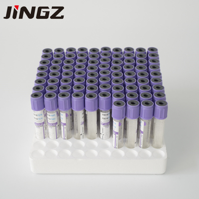 OEM ODM Label Purple Color Blood Tube K2edta Vacuum استخدام واحد