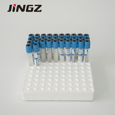 أنابيب زجاجية PET Citrate Vacuum 2.7 مل أنبوب سيترات الصوديوم لجمع الدم