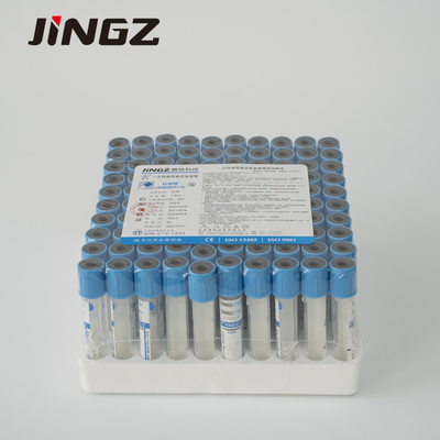 أنابيب زجاجية PET Citrate Vacuum 2.7 مل أنبوب سيترات الصوديوم لجمع الدم