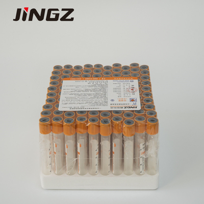 2-10 مللي أنابيب جمع عينات الدم جلطة المصل Actiavtor Orange Vacuum