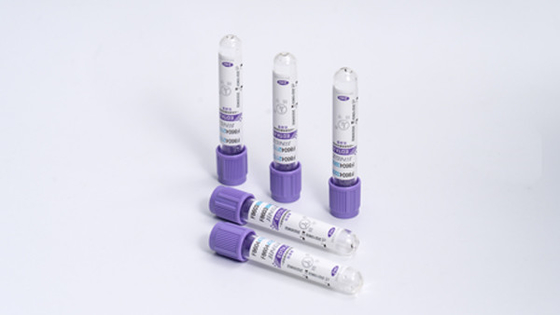 PET K3 EDTA Blood Collection Tube 3ml 13 * 75mm مع رش الإدمان