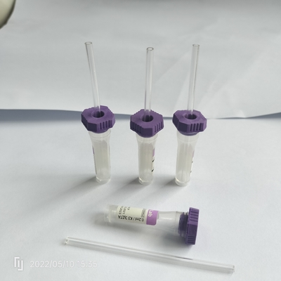 أنبوب جمع الدم الصغير EDTA 0.25ml-1ml Purple Cap Vacuum