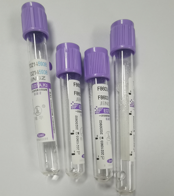 وافق CE 4ml Edta Tubes Purple Top Blood Draw Tubes عينات المتاحة