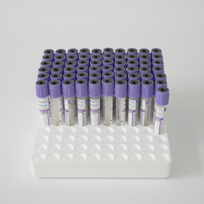 فراغ طبي K3 EDTA قارورة لافندر أعلى أنبوب جمع الدم ISO13485 مارك