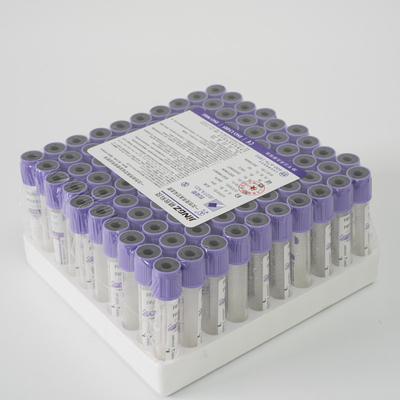 فراغ طبي K3 EDTA قارورة لافندر أعلى أنبوب جمع الدم ISO13485 مارك