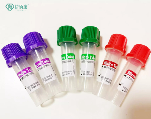 أنبوب لجمع الدم الصغرى 0. 25ml 0.5ml 1ml