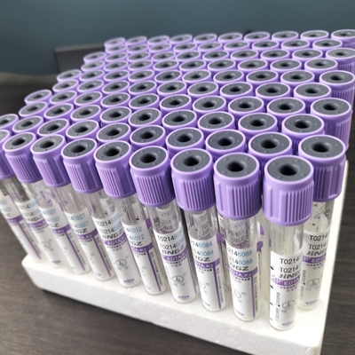 ليفندر K2 EDTA أنبوب ل 1ml-10ml سحب حجم معبأة في مربع