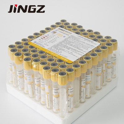 أنبوب تنشيط الجل الطبي للجلطات الزجاجي / أنبوب PET Vauum لجمع الدم 2ml-10ml