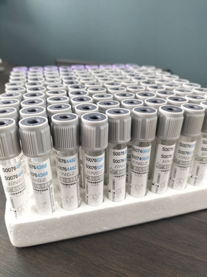 أنبوب غلوكوز غراي كاب 2ml-10ml لجمع الدم الطبي أنبوب فراغ
